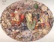 Richard  Dadd Contradiction:Oberon and Titania oil